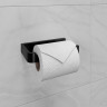 Бумагодержатель LEMARK SMOOTH LINE открытый чёрный