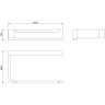 Бумагодержатель LEMARK SMOOTH LINE открытый хром