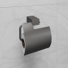 Бумагодержатель LEMARK SMOOTH LINE с крышкой, графит