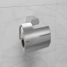 Бумагодержатель LEMARK SMOOTH LINE с крышкой хром