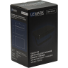 Бумагодержатель LEMARKGLASS LINE с полкой, чёрный/чёрное стекло