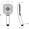 Душевая лейка LEMARK LM1014C, 111 мм