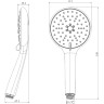 Душевая лейка LEMARK LM8116C, 113 мм