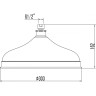 Душевая лейка верхняя LEMARK LM9830G золото
