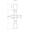 Душевая штанга LEMARK LM8078C, 74,1 см