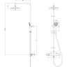 Душевая система LEMARK BRONX LM3770BL, 226 мм
