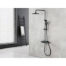 Душевая система LEMARK BRONX LM3770BL, 226 мм