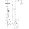 Душевая система LEMARK EVITTA LM0562C, 300х200 мм