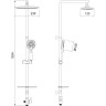 Душевой гарнитур LEMARK LM8805C с лейкой 