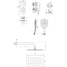 Душевой комплект LEMARK ATLANTISS LM3249C