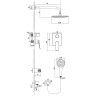 Душевой комплект LEMARK BRONX LM3729MW