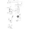 Душевой комплект LEMARK LINARA LM0429C