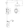 Душевой комплект LEMARK VILLA LM4829C, 226 мм