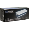 Двойной держатель для туалетной бумаги LEMARK GLASS LINE с полкой, хром/белое стекло
