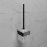 Ершик для унитаза LEMARK SMOOTH LINE с держателем графит
