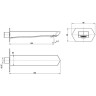 Излив для ванны LEMARK LM3981C
