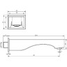 Излив для ванны LEMARK LM7281BL