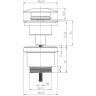 Клапан донный LEMARK универсальный Click/Clack 1 ¼ LM8500GM