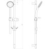 Комплект аксессуаров LEMARK LM8067C для душа