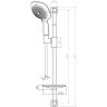 Комплект аксессуаров LEMARK LM8068C для душа