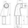 Комплект переходников LEMARK LM8556СR для установки смесителя на борт ванны