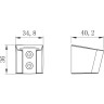 Крепление настенное LEMARK LM8082C фиксированное для лейки