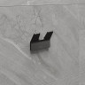 Крючок двойной LEMARK SMOOTH LINE для полотенец, графит