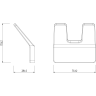 Крючок LEMARK SMOOTH LINE 9711004
