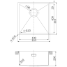 Кухонная мойка LEMARK OLANGA 440 9938122