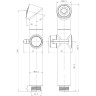 Лейка для биде LEMARK LM8075BL
