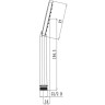 Лейка душевая LEMARK LM1411C 1-функциональная