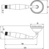 Лейка душевая LEMARK LM8007B 1-функциональная