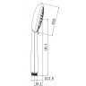 Лейка душевая LEMARK LM0616C 6-функциональная