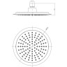 Лейка LEMARK LM8033C для верхнего душа 1-функциональная