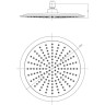 Лейка LEMARK LM8034C для верхнего душа 1-функциональная