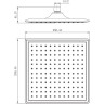 Лейка LEMARK LM8036C для верхнего душа 1-функциональная