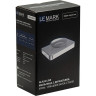 Мыльница LEMARK GLASS LINE с держателем хром/белое стекло