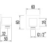 Подключение для душевого шланга LEMARK LM4583C