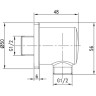 Подключение для душевого шланга LEMARK LM5983CW