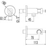 Подключение шланга LEMARK LM3785BL для LM3719BL, черный