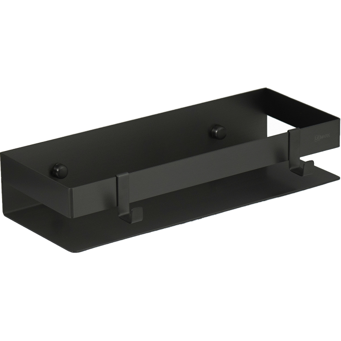 Полка для душа прямая LEMARK SHELF LINE 300 мм черный