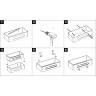 Полка для душа прямая LEMARK SHELF LINE 9772044 черный