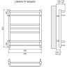 Полотенцесушитель электрический LEMARK LINARA LM04607E П7 500x600