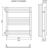 Полотенцесушитель электрический LEMARK MARS LM35607E П7 500x600