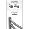 Полотенцесушитель водяной LEMARK ATLANTISS П7 LM32607RBL 500x600 черный