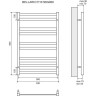 Полотенцесушитель водяной LEMARK BELLARIO LM68810BL П10 500x800 черный