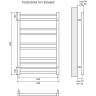 Полотенцесушитель водяной LEMARK POSEIDON LM42810 П10 500x800