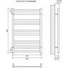 Полотенцесушитель водяной LEMARK STATUS LM44810 П10 500x800