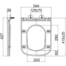 Сет: Инсталляция LEMARK PENEDA EXPERT + кнопка смыва BIT хром матовый + унитаз FLOREX белый глянец
