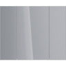 Шкаф зеркальный LEMARK UNIVERSAL 100х80 см 3-х дверный, цвет корпуса белый глянец